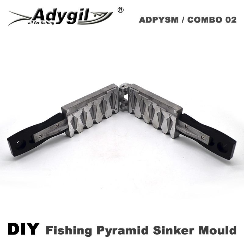 Adygil DIY 낚시 피라미드 싱커 몰드, 5 개의 - Fishing Depth Finder 리뷰 및 가격